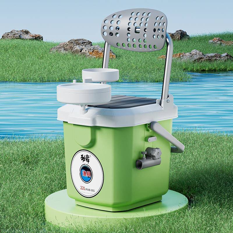 The new multi-purpose fishing tank can be filled with a thick, super-light full gear and a live fish barrel stand